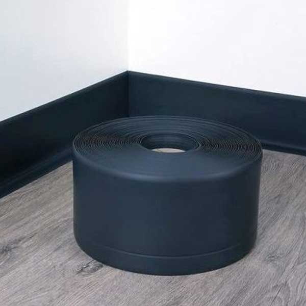 PVC Flexible Skirting Board Strips Self Adhesive 10m Long