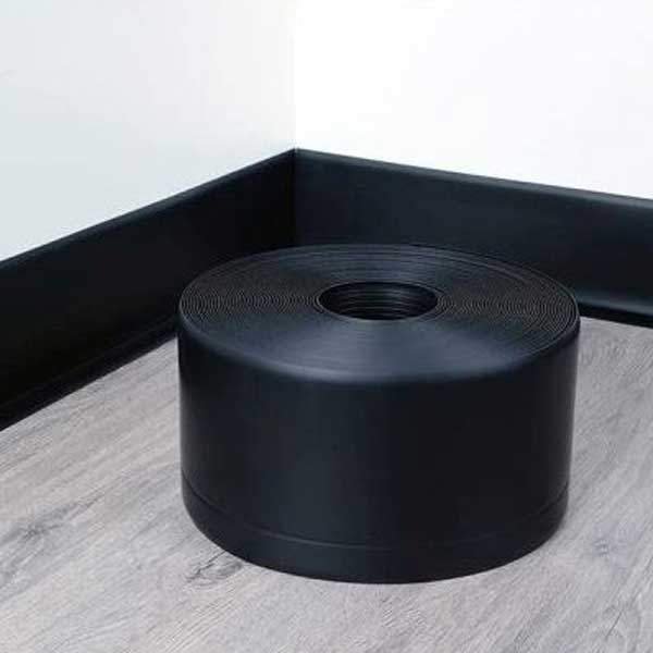 PVC Flexible Skirting Board Strips Self Adhesive 10m Long